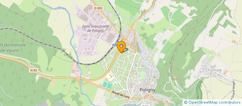 localisation de l'entreprise MAXANT  POLIGNY