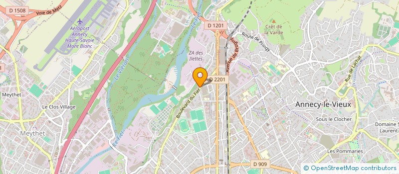 localisation de l'entreprise MAXARO IMMO-INVEST à ANNECY