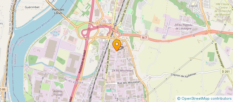 localisation de l'entreprise MAXAUREATS à VALENCE