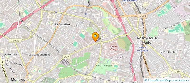 localisation de l'entreprise MAXCARE  MONTREUIL
