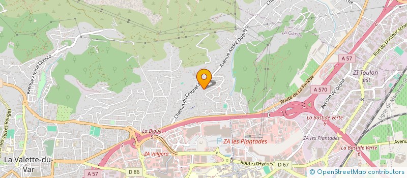 localisation de l'entreprise MAXCEL à LA VALETTE-DU-VAR