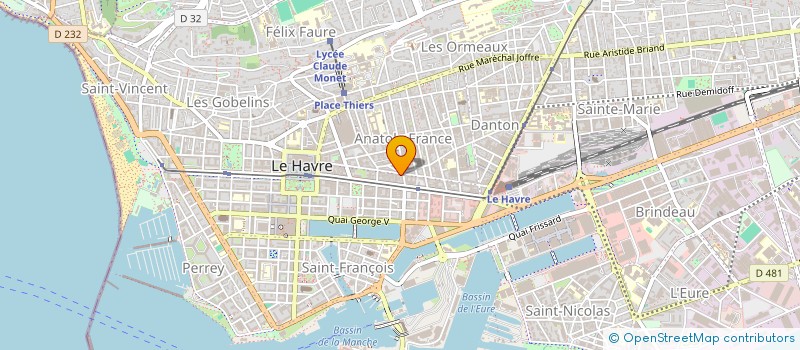 localisation de l'entreprise MAXCO  LE HAVRE