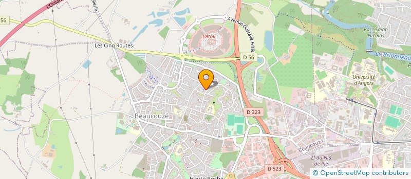 localisation de l'entreprise MAXCOM à ORVAULT