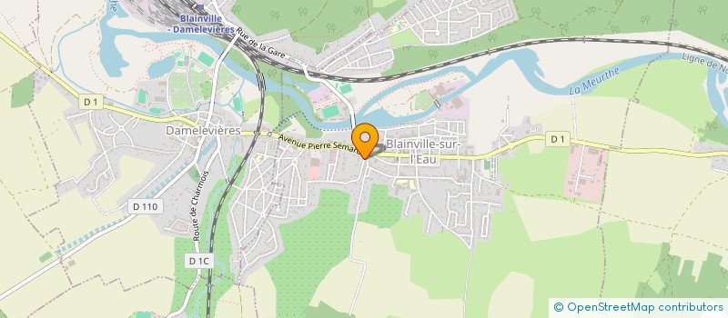 localisation de l'entreprise MAXCORET  BLAINVILLE-SUR-L'EAU