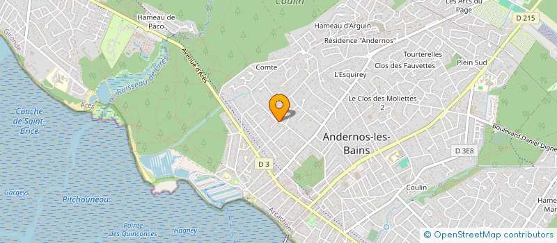 localisation de l'entreprise MAXDENICOS  ANDERNOS-LES-BAINS