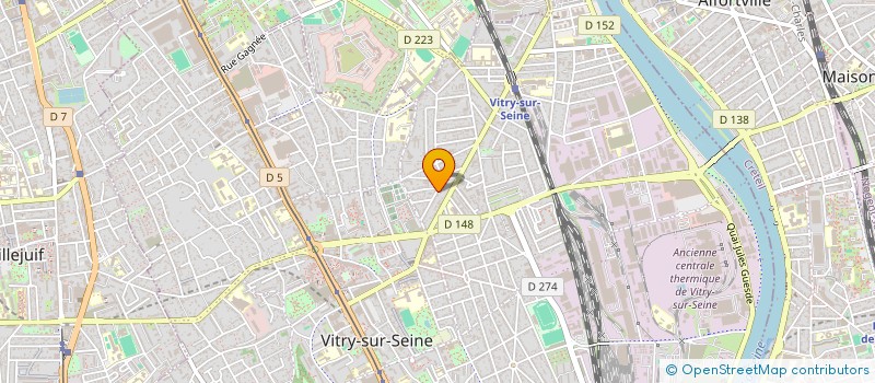 localisation de l'entreprise MAXDOM à VITRY-SUR-SEINE