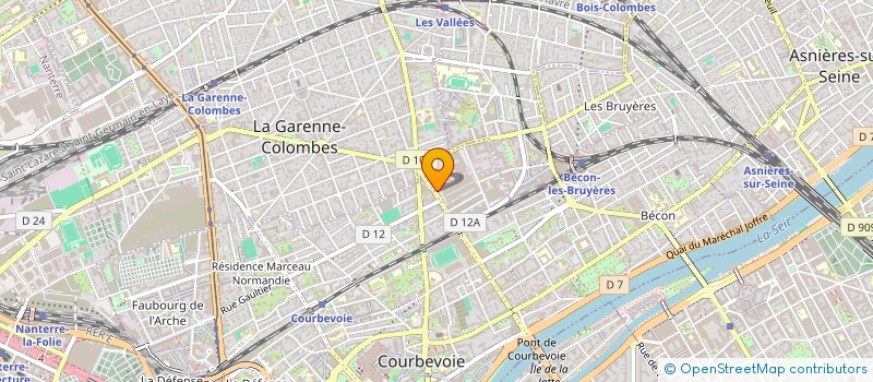 localisation de l'entreprise MAXE à COURBEVOIE
