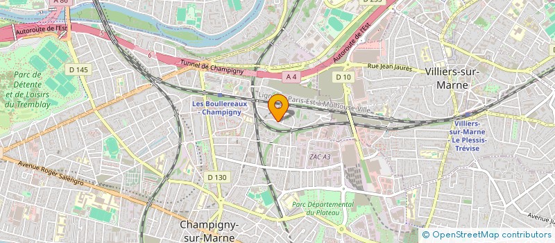 localisation de l'entreprise MAXEL  CHAMPIGNY-SUR-MARNE