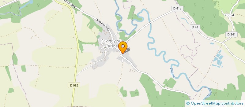 localisation de l'entreprise MAXEL  SAVIGNY-SUR-AISNE