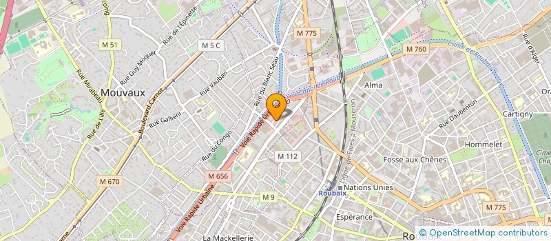 localisation de l'entreprise MAXEL  TOURCOING