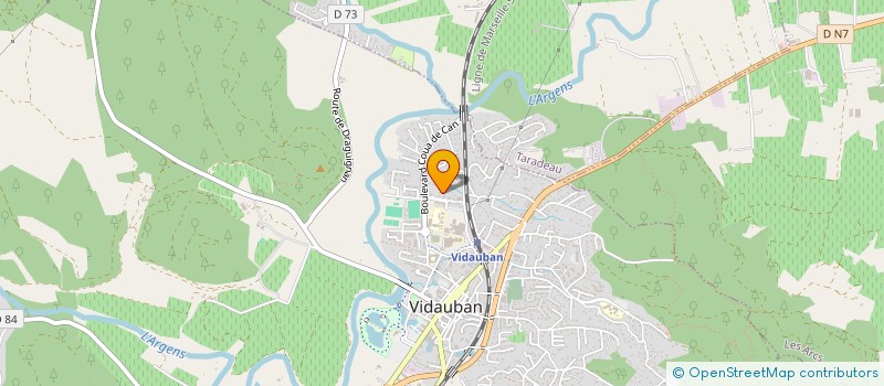 localisation de l'entreprise MAXEL.G  VIDAUBAN