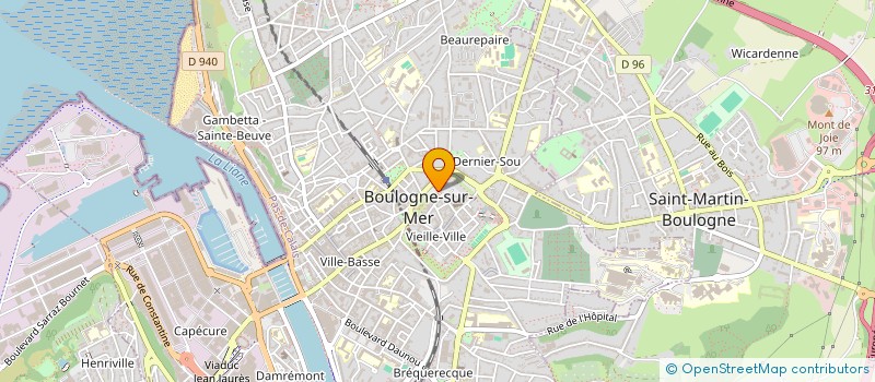 localisation de l'entreprise MAXEL TRADING  BOULOGNE-SUR-MER