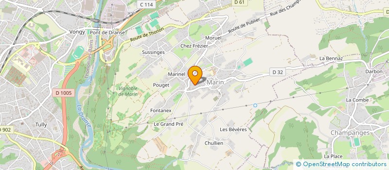 localisation de l'entreprise MAXELEC RENOVATION  MARIN