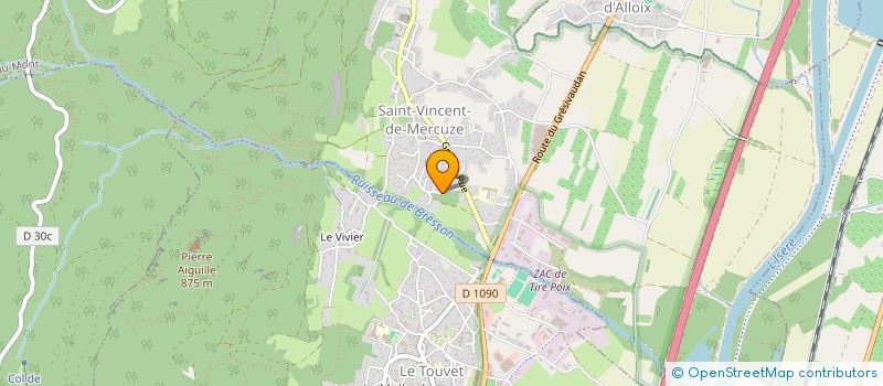 localisation de l'entreprise MAXELI à LE TOUVET
