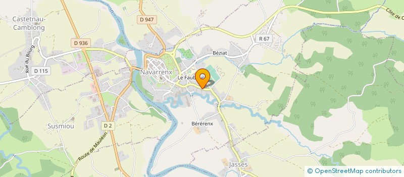 localisation de l'entreprise MAXELI à NAVARRENX