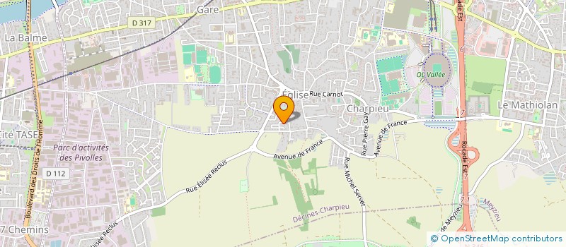 localisation de l'entreprise MAXELIS  DECINES-CHARPIEU