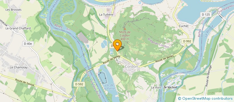 localisation de l'entreprise MAXELLIA CONSEIL  MASSIGNIEU-DE-RIVES