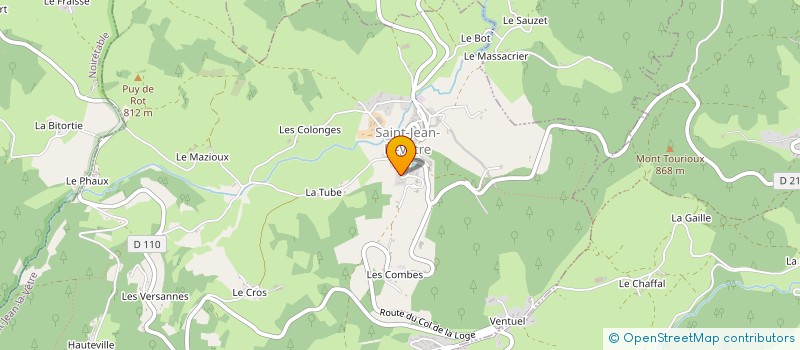 localisation de l'entreprise MAXELLINE  SAINT-JEAN-LA-VETRE