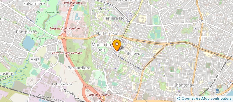 localisation de l'entreprise MAXELOINE à NANTES