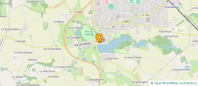 localisation de l'entreprise MAXEMAO  COMBOURG