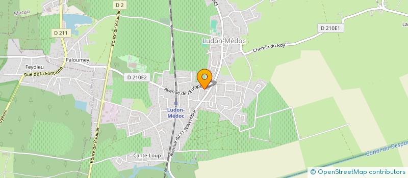 localisation de l'entreprise MAXEMIL à LUDON-MEDOC