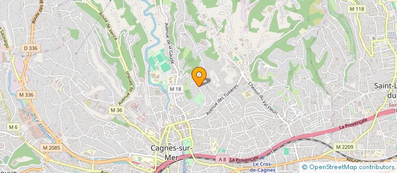 localisation de l'entreprise MAXENCE à CAGNES-SUR-MER