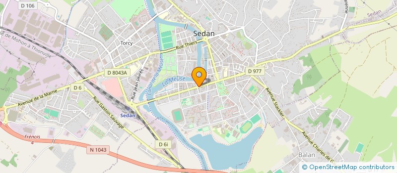 localisation de l'entreprise MAXENCE  SEDAN