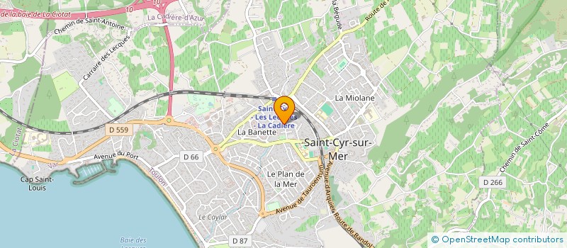 localisation de l'entreprise MAXENCE à SAINT-CYR-SUR-MER