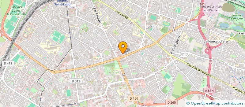 localisation de l'entreprise MAXENCE B PRO à ANGERS
