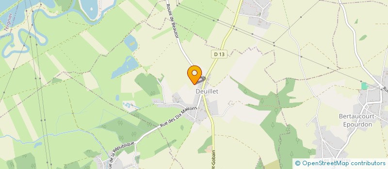localisation de l'entreprise MAXENCE DE DEUILLET  DEUILLET