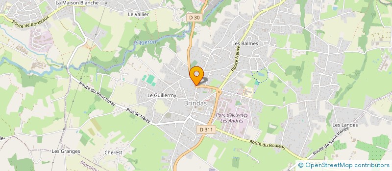 localisation de l'entreprise MAXENCE REGIPAS CONSEILS  BRINDAS