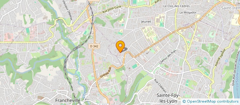 localisation de l'entreprise MAXENCE VIAL ARTISTE ARBORISTE à SAINTE-FOY-LES-LYON
