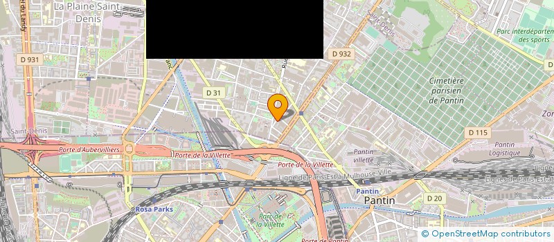 localisation de l'entreprise MAXENNE II  AUBERVILLIERS