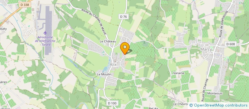 localisation de l'entreprise MAXETHAN  ALIX