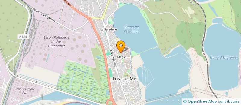 localisation de l'entreprise MAXEV à FOS-SUR-MER