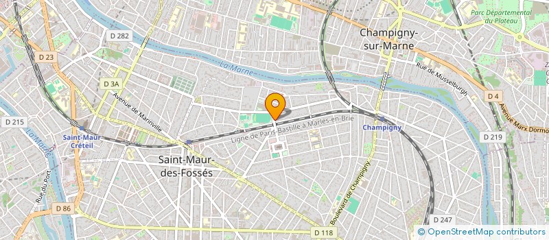 localisation de l'entreprise MAXEVA à SAINT-MAUR-DES-FOSSES