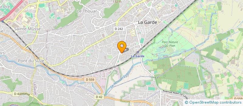 localisation de l'entreprise MAXEVE à LA GARDE