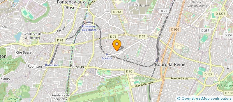 localisation de l'entreprise MAXEVENT à SCEAUX