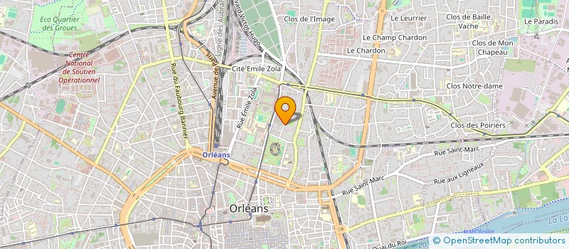 localisation de l'entreprise MAXFLORE SARL à ORLEANS