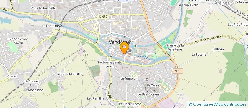 localisation de l'entreprise MAXFRED à VENDOME