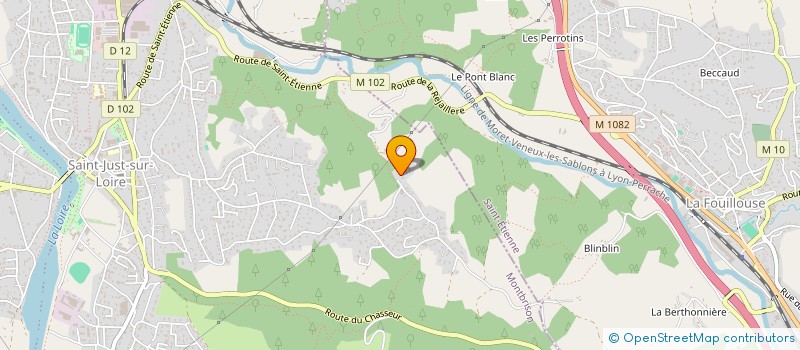 localisation de l'entreprise MAXGO ONE  SAINT-JUST-SAINT-RAMBERT