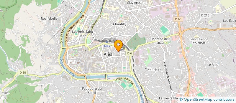 localisation de l'entreprise MAXI 3 CONCEPTS à ALES