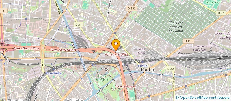 localisation de l'entreprise MAXI  PANTIN