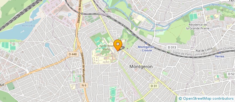 localisation de l'entreprise MAXI à MONTGERON