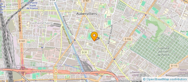 localisation de l'entreprise MAXI à AUBERVILLIERS