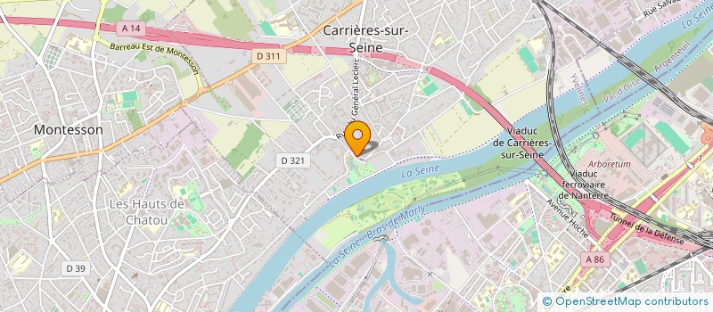 localisation de l'entreprise MAXI BENEF à CARRIERES-SUR-SEINE