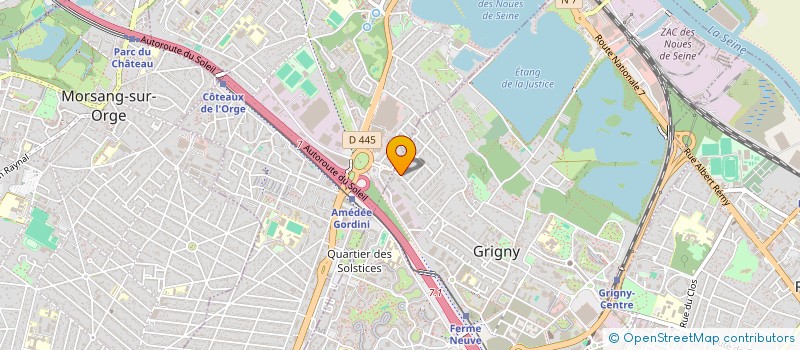 localisation de l'entreprise MAXI-CAR  GRIGNY