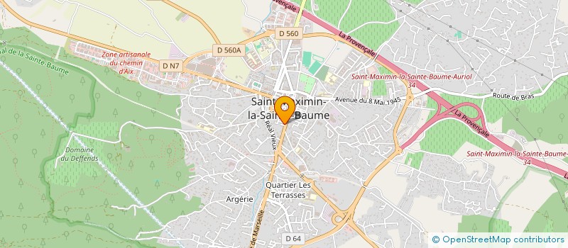 localisation de l'entreprise MAXI CARS  SAINT-MAXIMIN-LA-SAINTE-BAUME