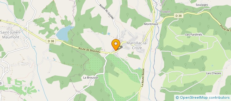 localisation de l'entreprise MAXI COM  MEYSSAC