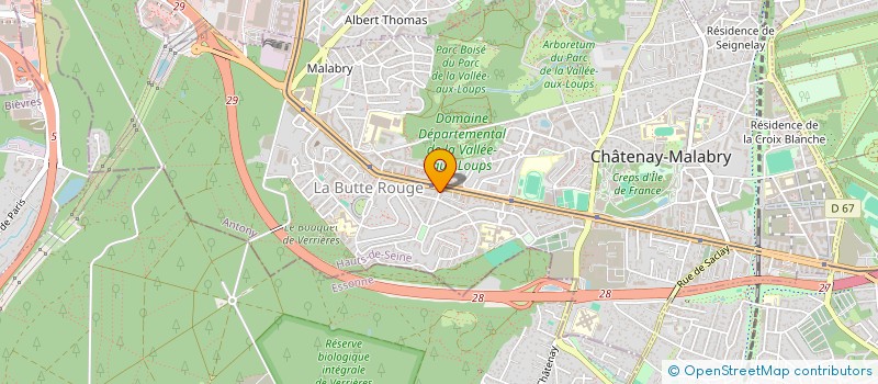 localisation de l'entreprise MAXI DELICES à CHATENAY-MALABRY